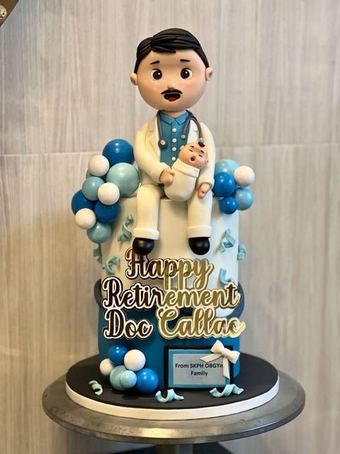 Anniversary cake, doctor design